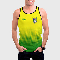 Майка-безрукавка мужская CBF Brasil, цвет: 3D-черный — фото 2