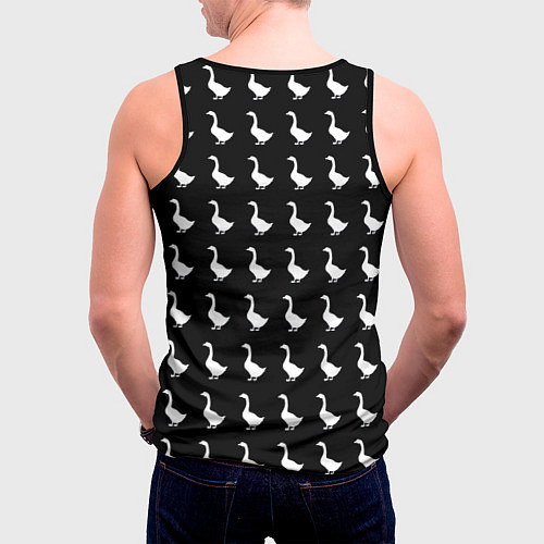 Мужская майка без рукавов GUSSI Black / 3D-Черный – фото 4