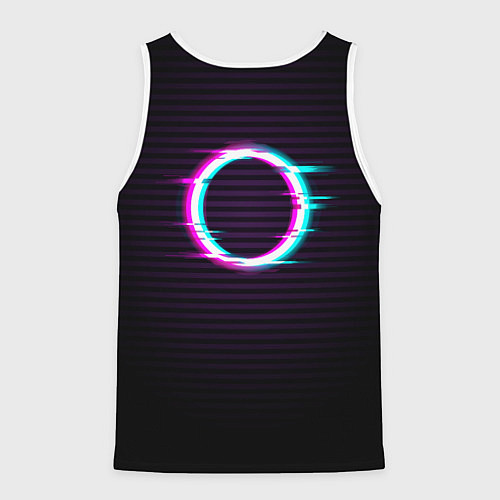 Мужская майка без рукавов Глич-кольцо / 3D-Белый – фото 2