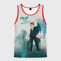 Майка-безрукавка мужская Brendon Urie, цвет: 3D-красный