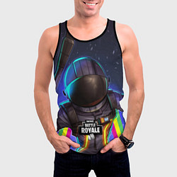Майка-безрукавка мужская Fortnite: Space Rainbow, цвет: 3D-черный — фото 2