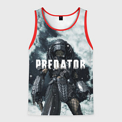 Майка-безрукавка мужская Winter Predator, цвет: 3D-красный