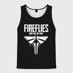 Майка-безрукавка мужская Fireflies: White Logo, цвет: 3D-черный