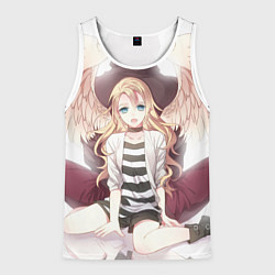 Майка-безрукавка мужская Angels of Death, цвет: 3D-белый