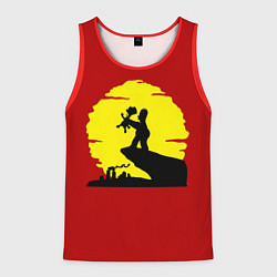 Мужская майка без рукавов Гомер и барт