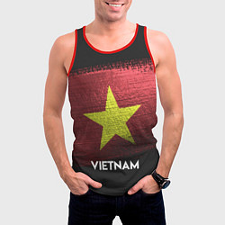 Майка-безрукавка мужская Vietnam Style, цвет: 3D-красный — фото 2
