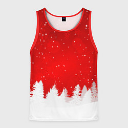 Мужская майка без рукавов Christmas pattern