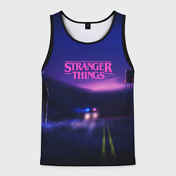Майка-безрукавка мужская Stranger Things: Neon Road, цвет: 3D-черный