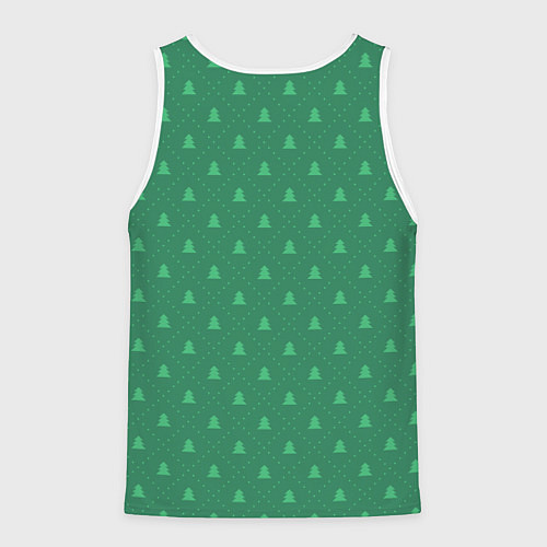 Мужская майка без рукавов Оливье неси / 3D-Белый – фото 2