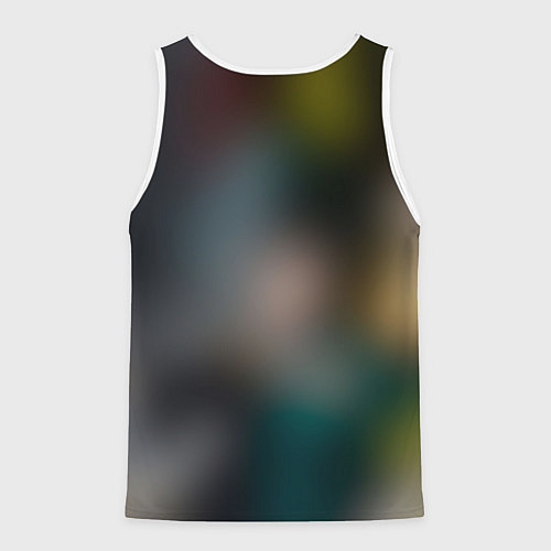 Мужская майка без рукавов Моя геройская академия 1 / 3D-Белый – фото 2