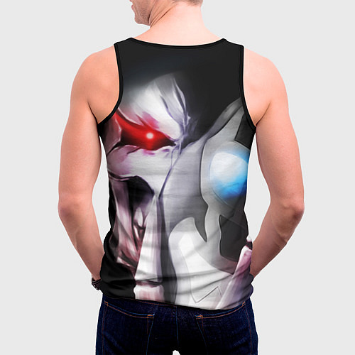 Мужская майка без рукавов Overlord - Ainz Ooal Gown / 3D-Черный – фото 4