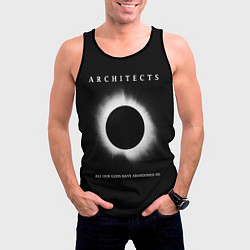 Майка-безрукавка мужская Architects: Black Eclipse, цвет: 3D-черный — фото 2