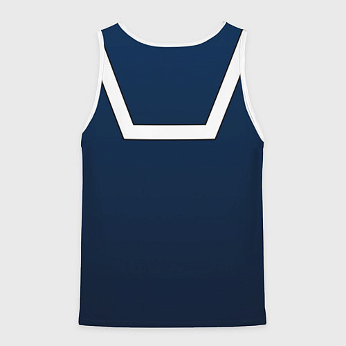 Мужская майка без рукавов Моя геройская академия -КОСТЮМ / 3D-Белый – фото 2