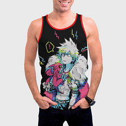 Майка-безрукавка мужская Кацуки, цвет: 3D-красный — фото 2