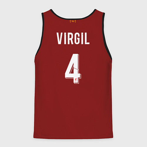 Мужская майка без рукавов Virgil van Dijk 19-20 форма / 3D-Черный – фото 2
