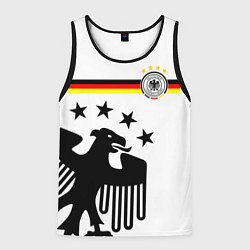Майка-безрукавка мужская Сборная Германии, цвет: 3D-черный