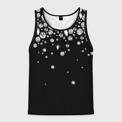 Мужская майка без рукавов Бриллиантовый дождь