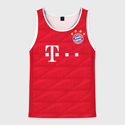 Майка-безрукавка мужская FC Bayern: Home 19-20, цвет: 3D-белый