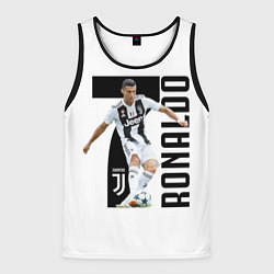 Майка-безрукавка мужская Ronaldo the best, цвет: 3D-черный