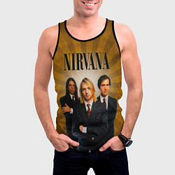 Майка-безрукавка мужская Nirvana, цвет: 3D-черный — фото 2