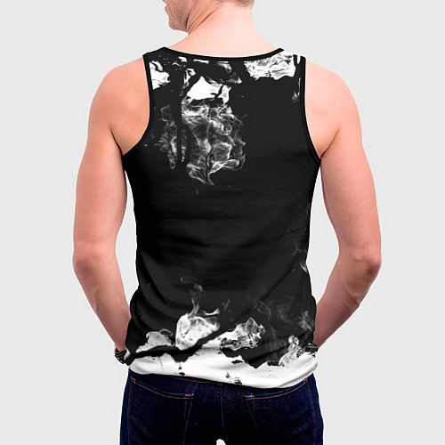Мужская майка без рукавов DOOM THE CRUCIBLE / 3D-Черный – фото 4