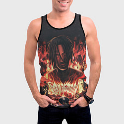 Майка-безрукавка мужская KIZARU - Karmageddon, цвет: 3D-черный — фото 2