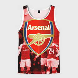 Майка-безрукавка мужская Arsenal, цвет: 3D-белый