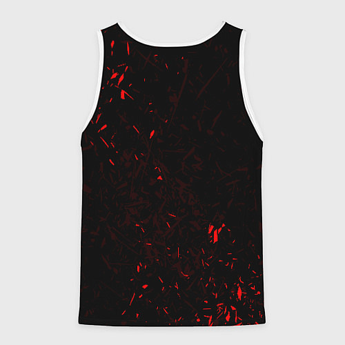 Мужская майка без рукавов ГРАЖДАНСКАЯ ОБОРОНА / 3D-Белый – фото 2