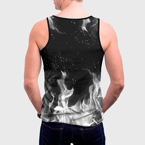 Мужская майка без рукавов АРИЯ / 3D-Черный – фото 4