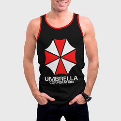 Майка-безрукавка мужская UMBRELLA CORP, цвет: 3D-красный — фото 2