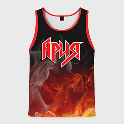 Майка-безрукавка мужская АРИЯ, цвет: 3D-красный