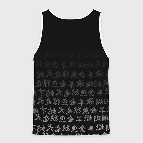 Мужская майка без рукавов ONE-PUNCH MAN / 3D-Белый – фото 2