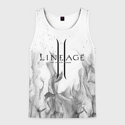 Майка-безрукавка мужская LINEAGE 2, цвет: 3D-белый