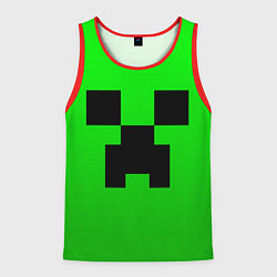 Майка-безрукавка мужская MINECRAFT, цвет: 3D-красный