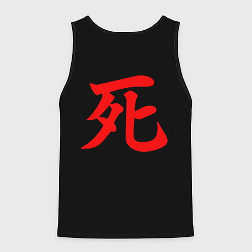 Мужская майка без рукавов Sekiro shadows die twice / 3D-Черный – фото 2