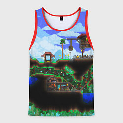 Майка-безрукавка мужская TERRARIA EXCLUSIVE, цвет: 3D-красный