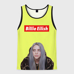 Майка-безрукавка мужская BILLIE EILISH, цвет: 3D-черный