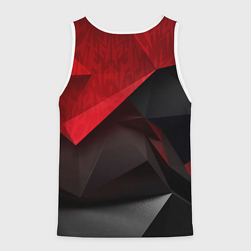 Мужская майка без рукавов Assasin's creed / 3D-Белый – фото 2