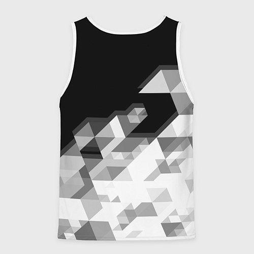 Мужская майка без рукавов BMW / 3D-Белый – фото 2