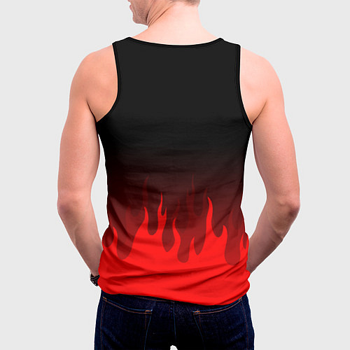 Мужская майка без рукавов GURREN LAGANN / 3D-Черный – фото 4