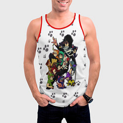 Майка-безрукавка мужская Моя Геройская Академия, цвет: 3D-красный — фото 2