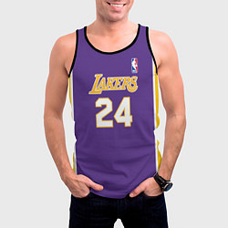 Майка-безрукавка мужская Kobe Bryant 24, цвет: 3D-черный — фото 2