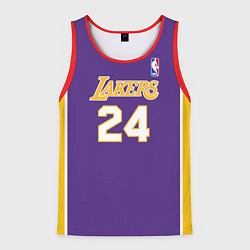 Майка-безрукавка мужская Kobe Bryant 24, цвет: 3D-красный