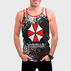 Майка-безрукавка мужская UMBRELLA CORP, цвет: 3D-красный — фото 2
