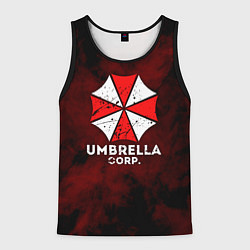 Майка-безрукавка мужская UMBRELLA CORP, цвет: 3D-черный