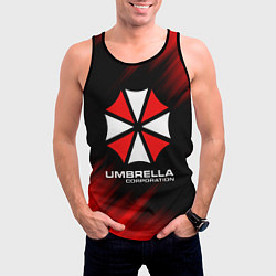 Майка-безрукавка мужская Umbrella Corporation, цвет: 3D-черный — фото 2