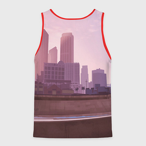 Мужская майка без рукавов ROCKSTAR / 3D-Красный – фото 2