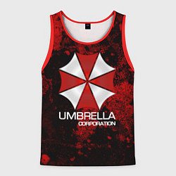 Майка-безрукавка мужская UMBRELLA CORP, цвет: 3D-красный