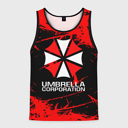 Майка-безрукавка мужская UMBRELLA CORPORATION, цвет: 3D-черный