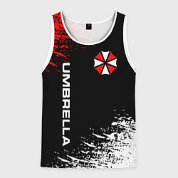 Майка-безрукавка мужская UMBRELLA CORPORATION, цвет: 3D-белый